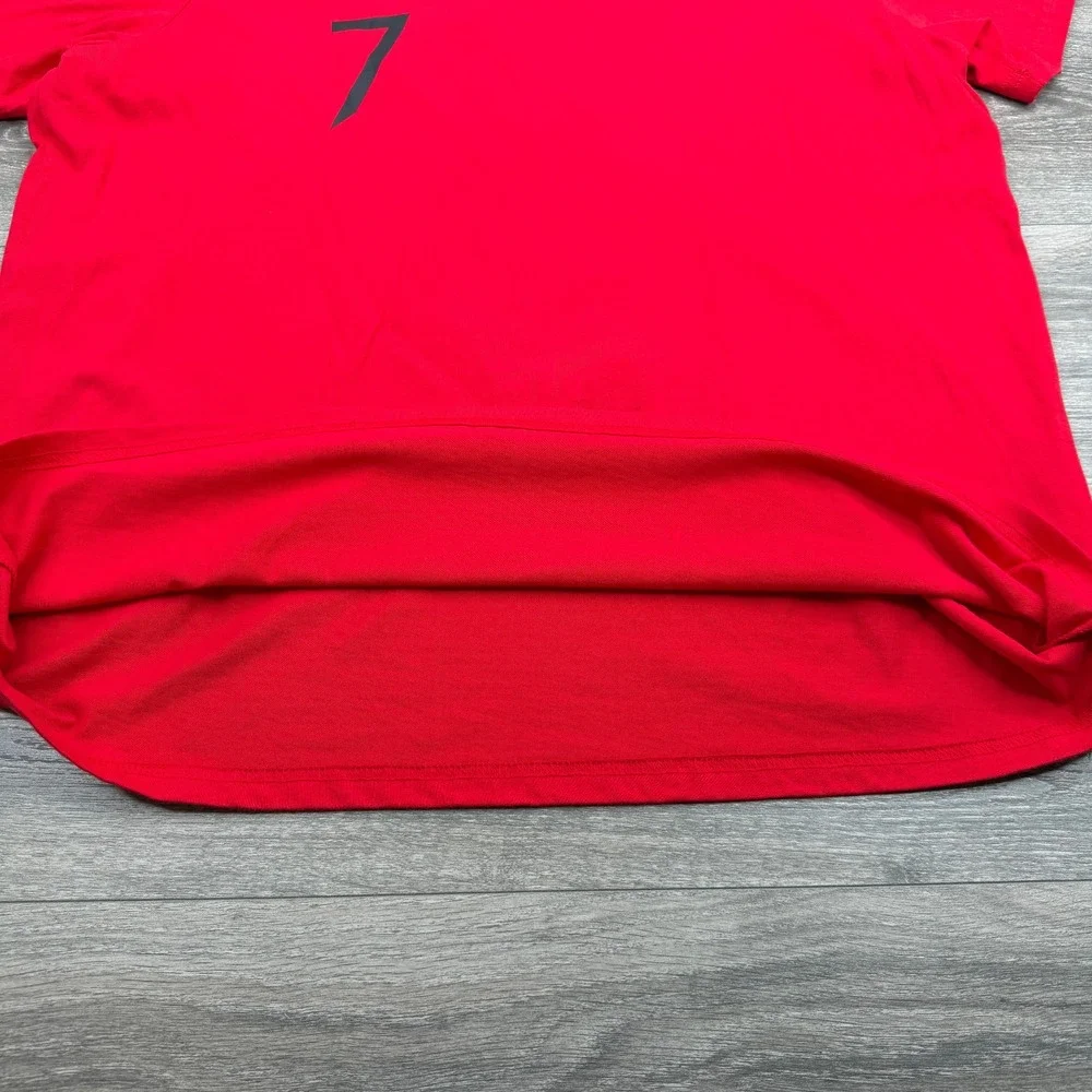 Adidas Manchester United T Shirt Men XXL Red Cristiano Ronaldo #7 Soccer Graphic
